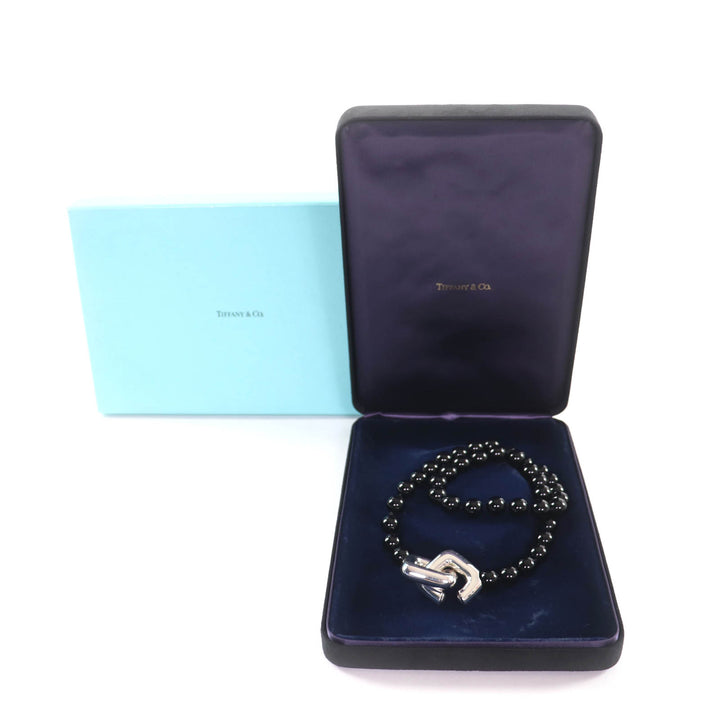 Great TIFFANY&Co. Necklace black onyx Women
