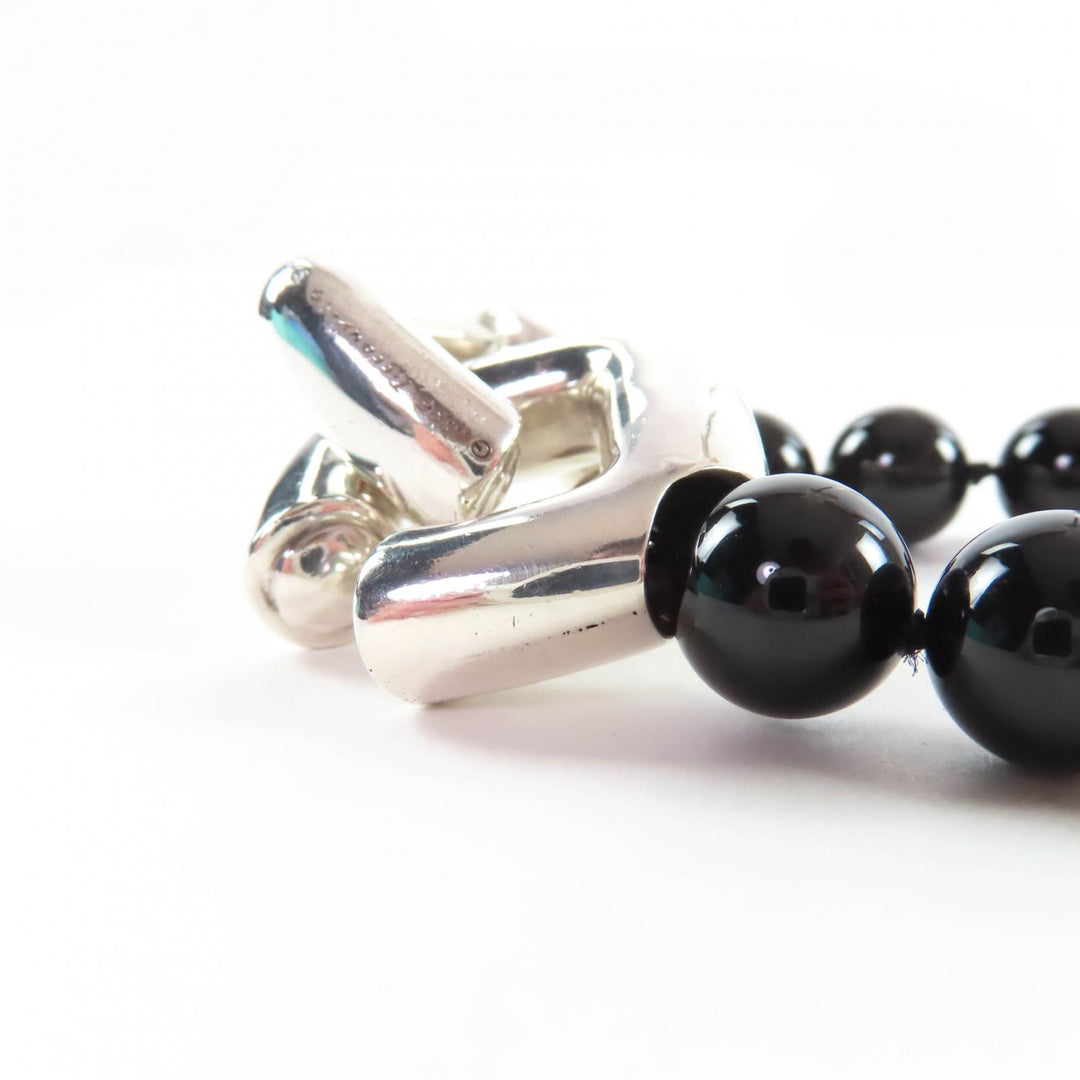 Great TIFFANY&Co. Necklace black onyx Women