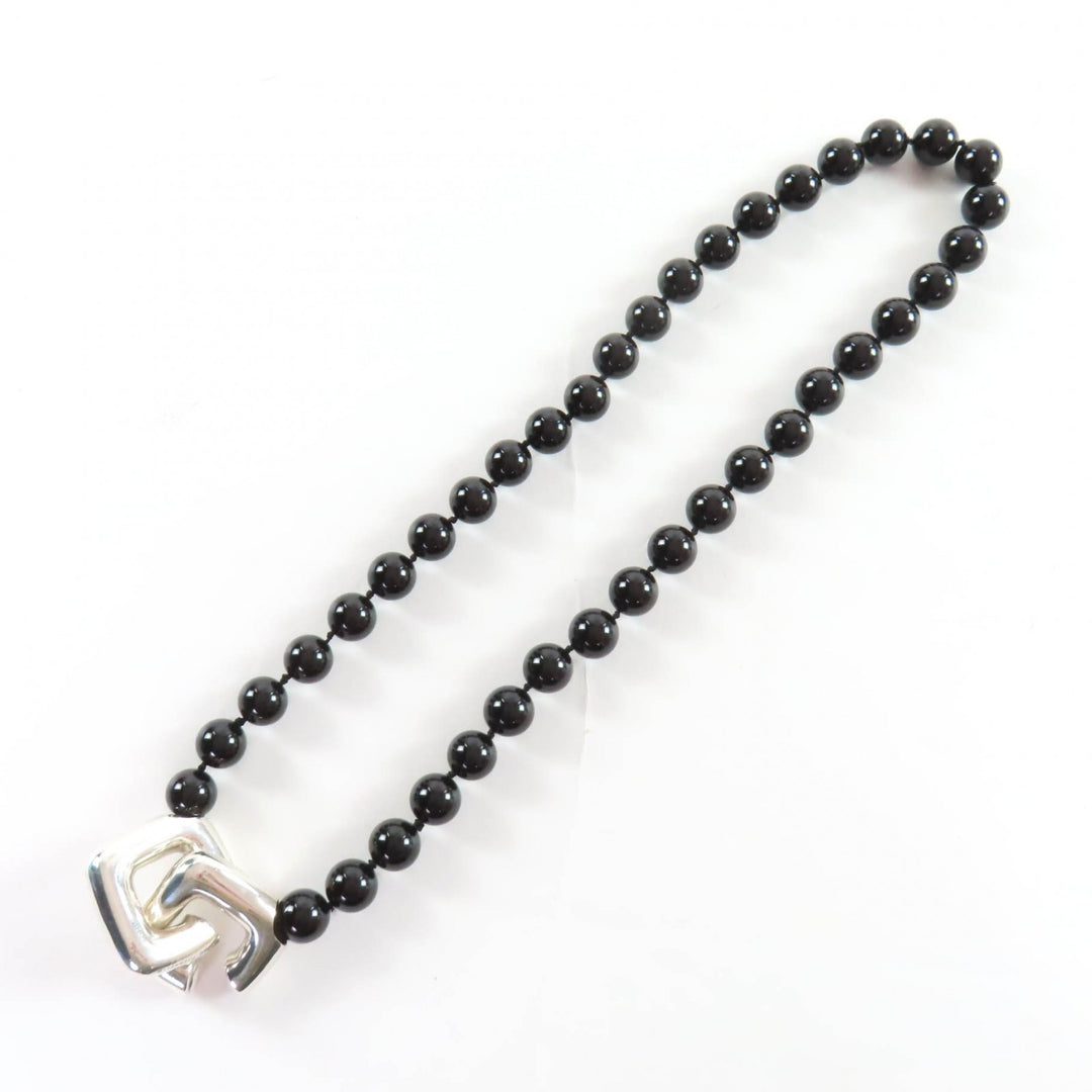 Great TIFFANY&Co. Necklace black onyx Women