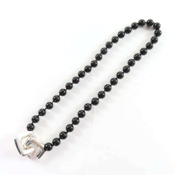 Great TIFFANY&Co. Necklace black onyx Women