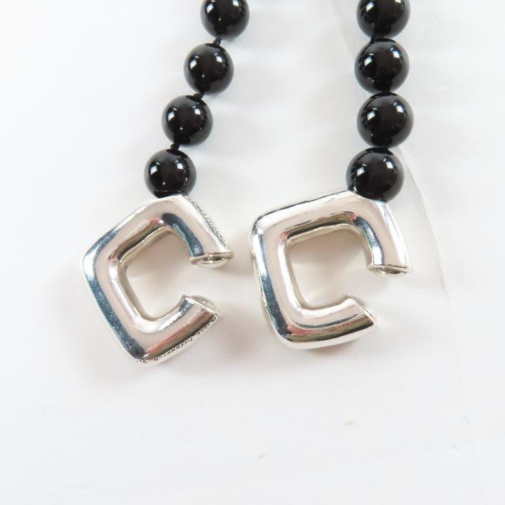 Great TIFFANY&Co. Necklace black onyx Women