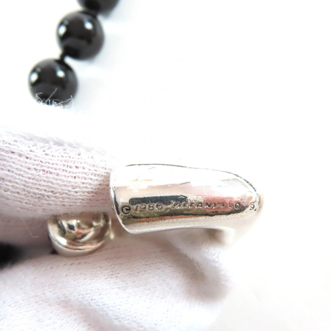 Great TIFFANY&Co. Necklace black onyx Women