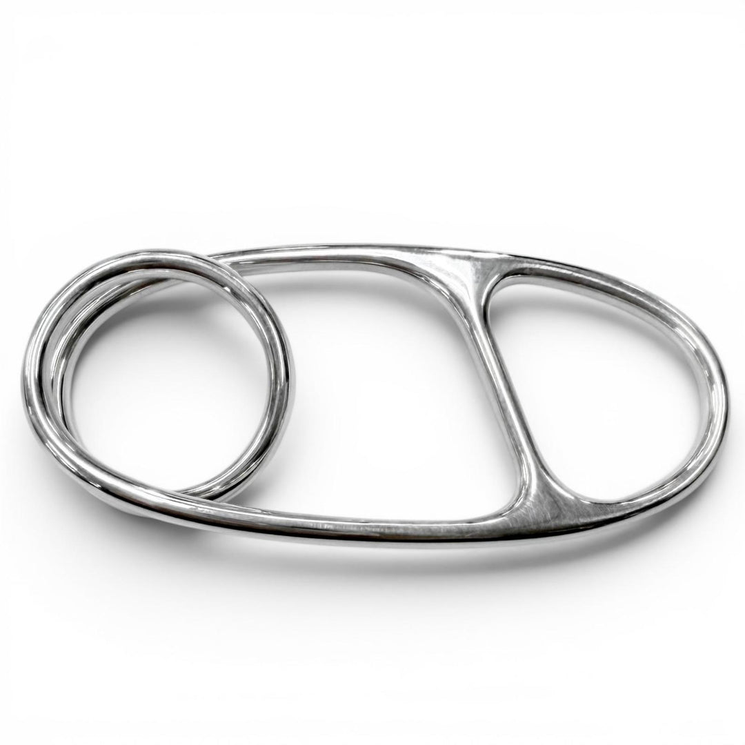 Excellent HERMES Ring Chaine d'Ancre Punk Triple Ring Silver SV925 mens 56