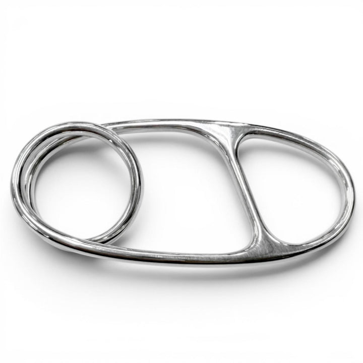 Excellent HERMES Ring Chaine d'Ancre Punk Triple Ring Silver SV925 mens 56
