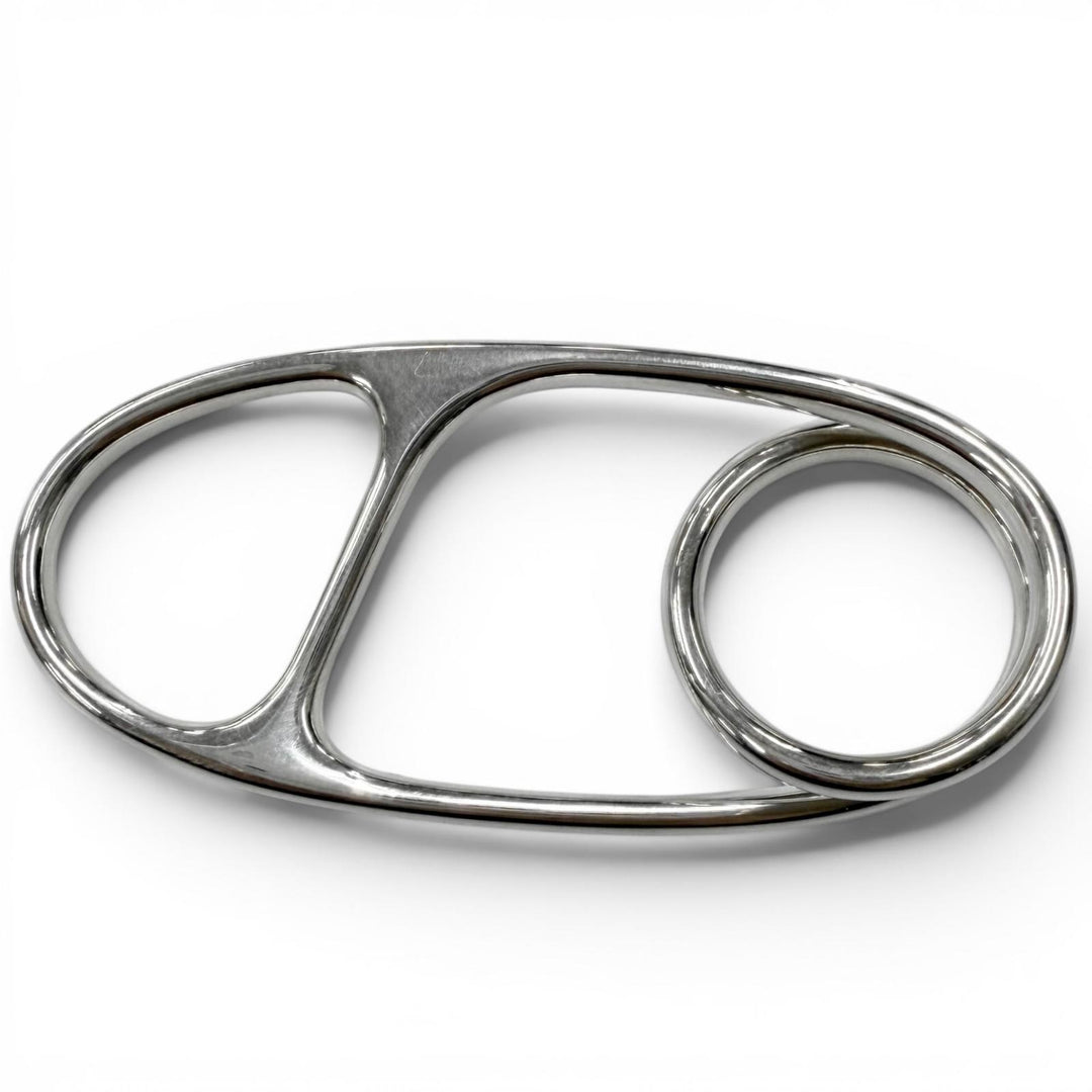Excellent HERMES Ring Chaine d'Ancre Punk Triple Ring Silver SV925 mens 56