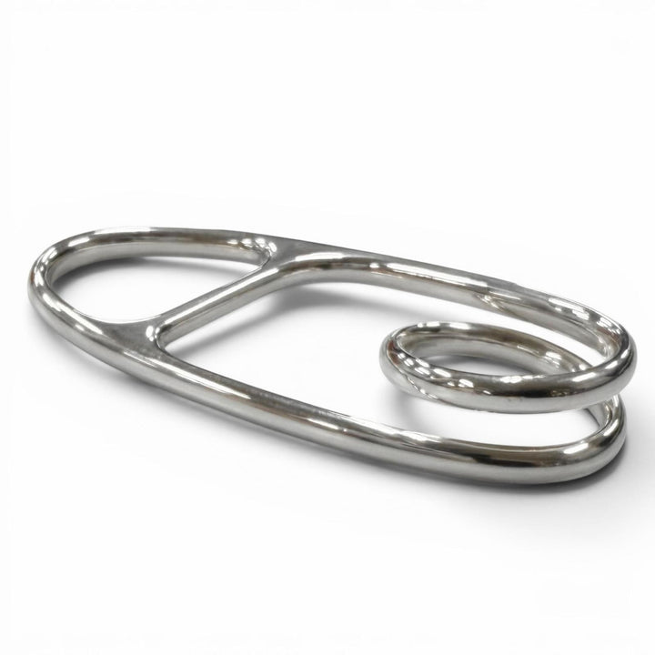Excellent HERMES Ring Chaine d'Ancre Punk Triple Ring Silver SV925 mens 56