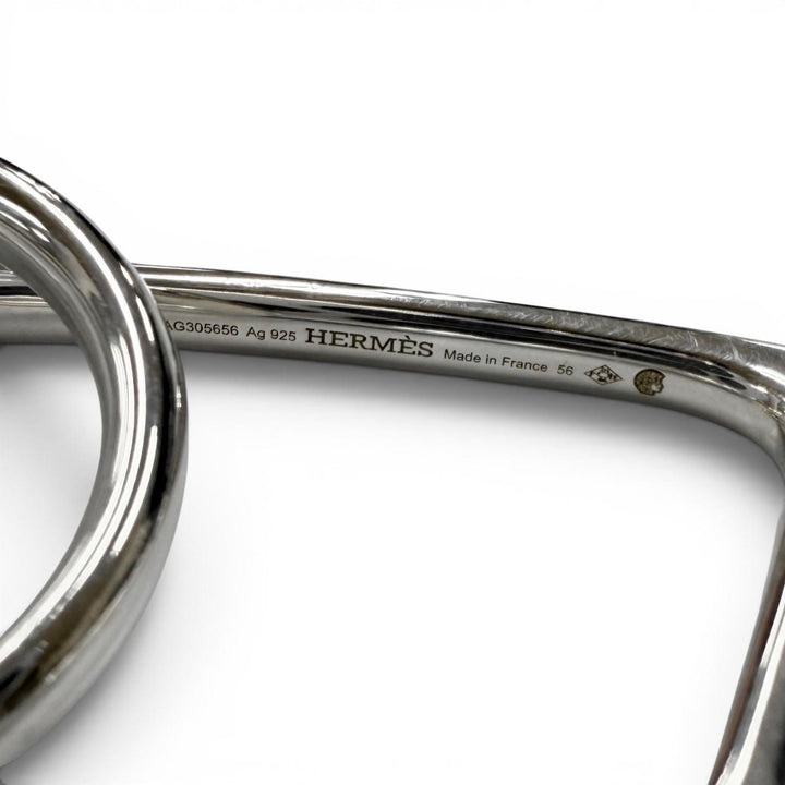 Excellent HERMES Ring Chaine d'Ancre Punk Triple Ring Silver SV925 mens 56