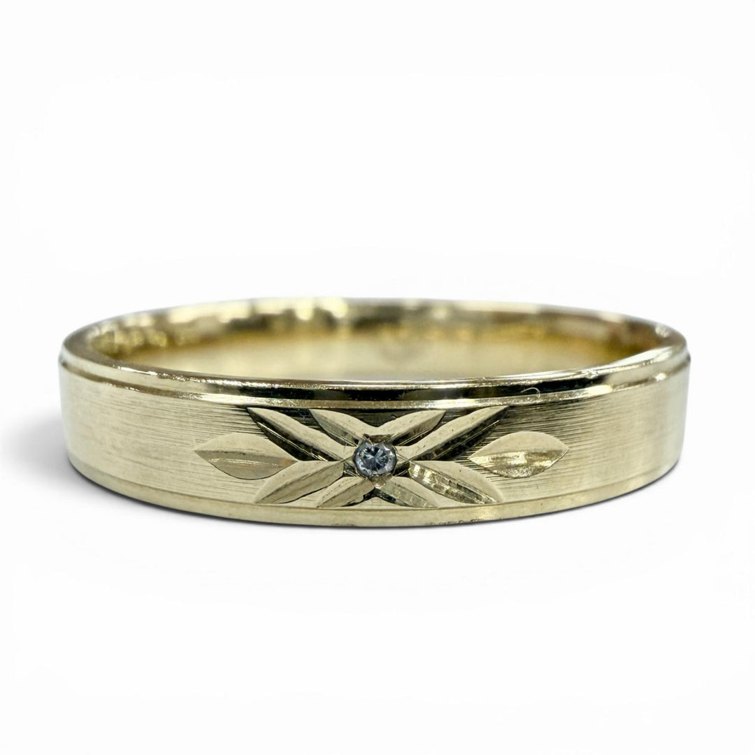 Great AVALANCHE Ring ring Current product Yellow Gold 10K mens LT-S23Y