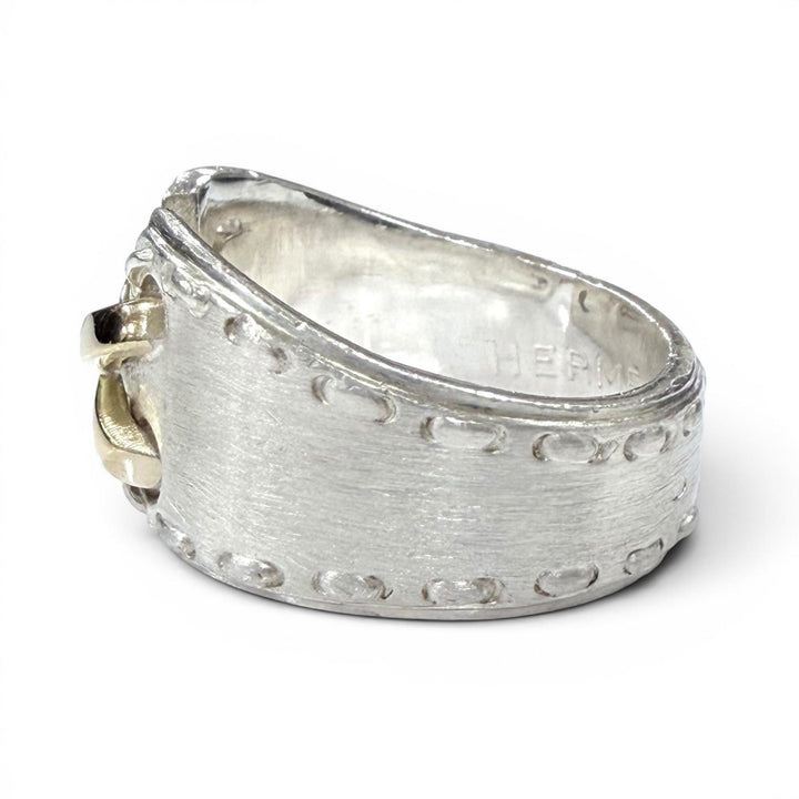 Great HERMES Ring Mexican ring Silver 925 Women 50