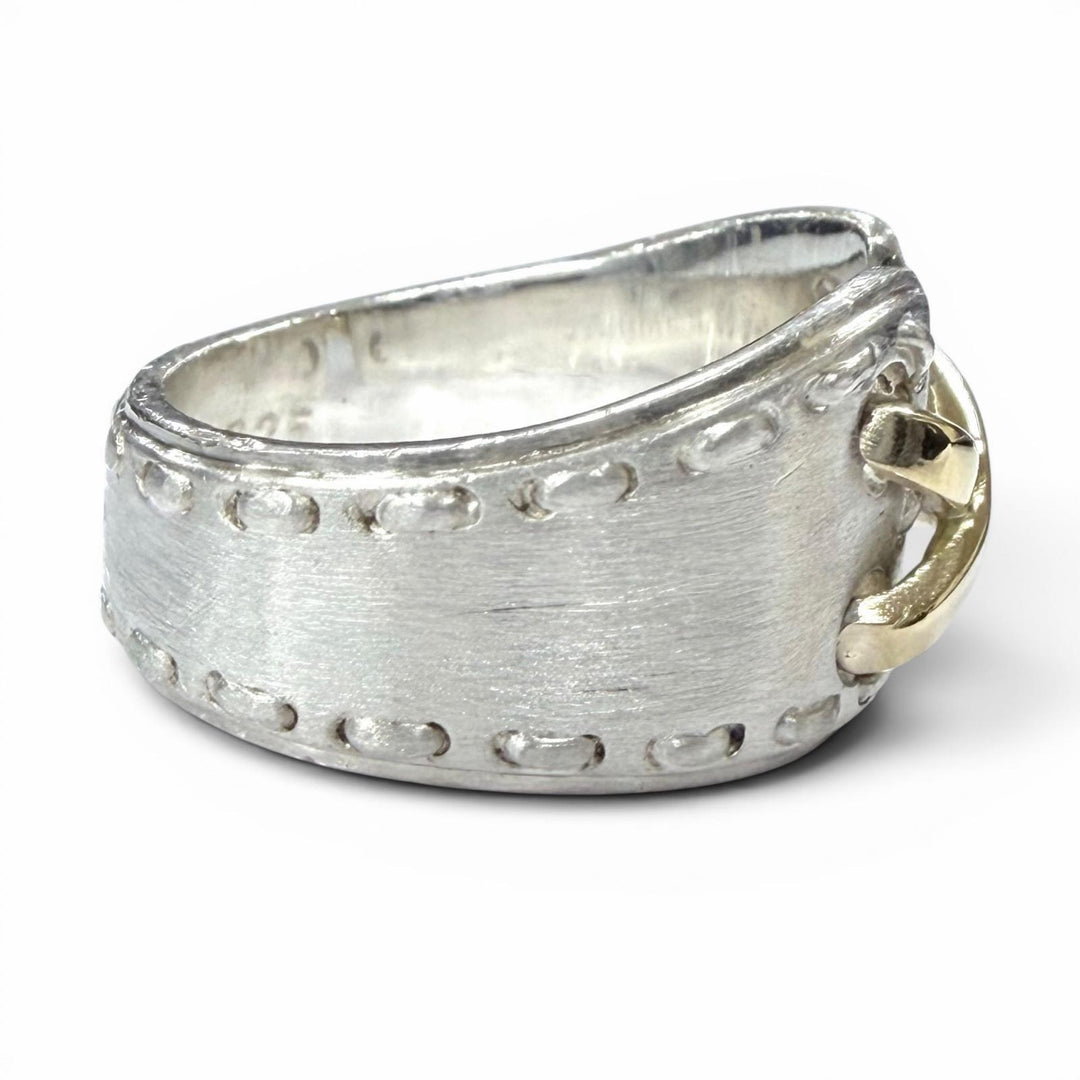 Great HERMES Ring Mexican ring Silver 925 Women 50