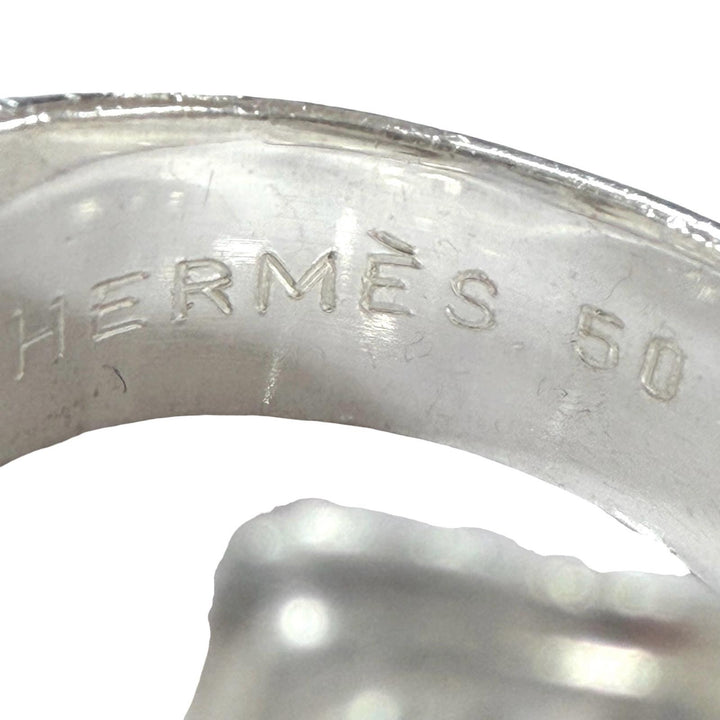 Great HERMES Ring Mexican ring Silver 925 Women 50