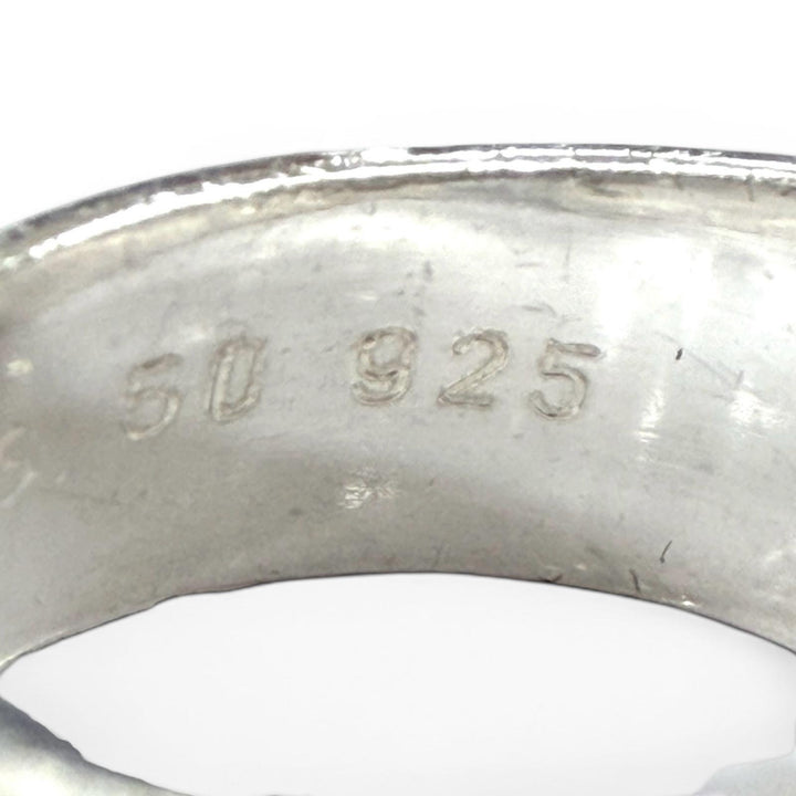 Great HERMES Ring Mexican ring Silver 925 Women 50