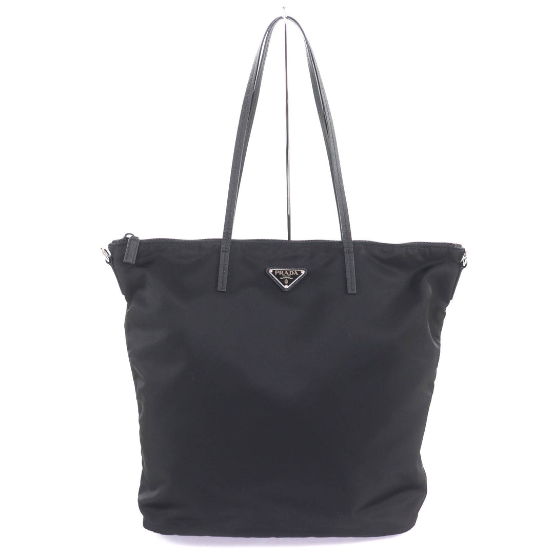 Great PRADA Tote Bag black Nylon Women 1BG189