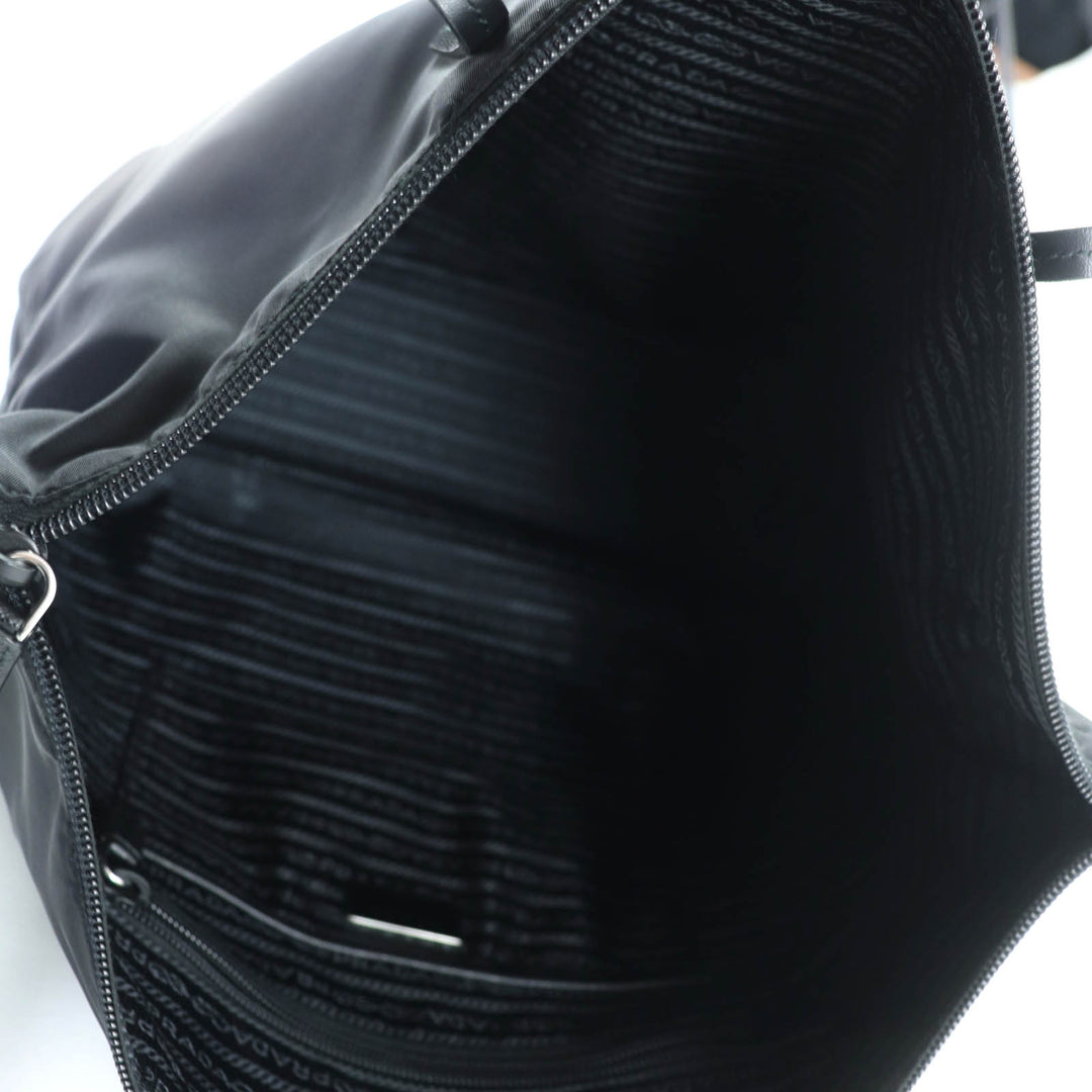 Great PRADA Tote Bag black Nylon Women 1BG189