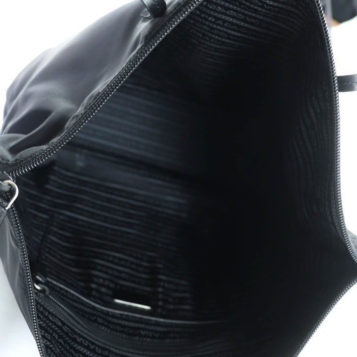 Great PRADA Tote Bag black Nylon Women 1BG189