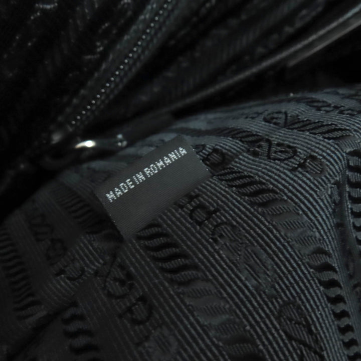 Great PRADA Tote Bag black Nylon Women 1BG189