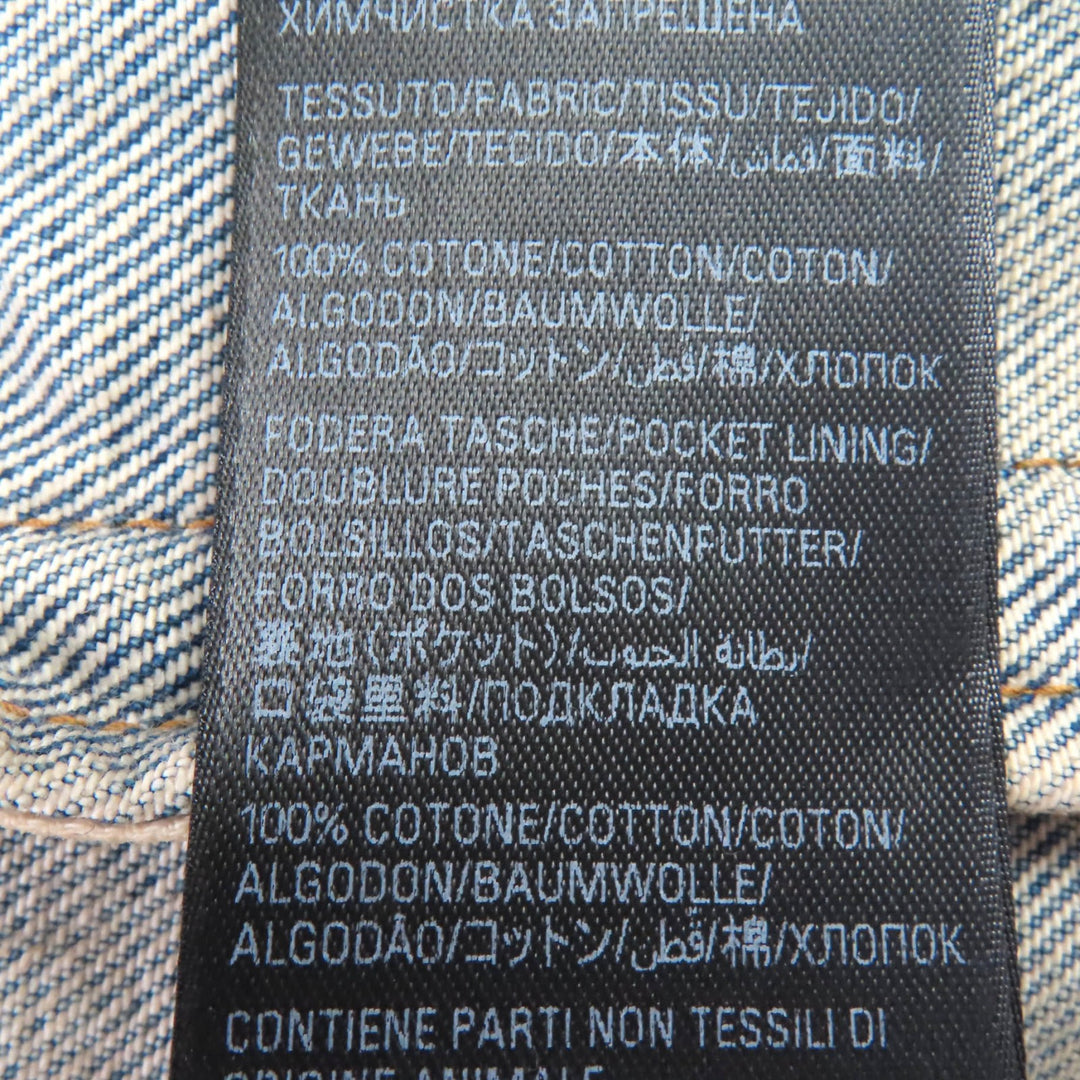 全新 BALENCIAGA 沙漏形牛仔夹克，棉质，36 码，773776