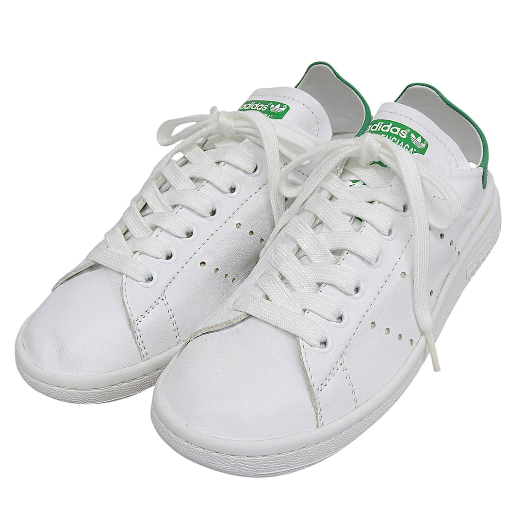Pristine BALENCIAGA×adidas Low cut sneakers Stan Smith leather Women 24.5 721836