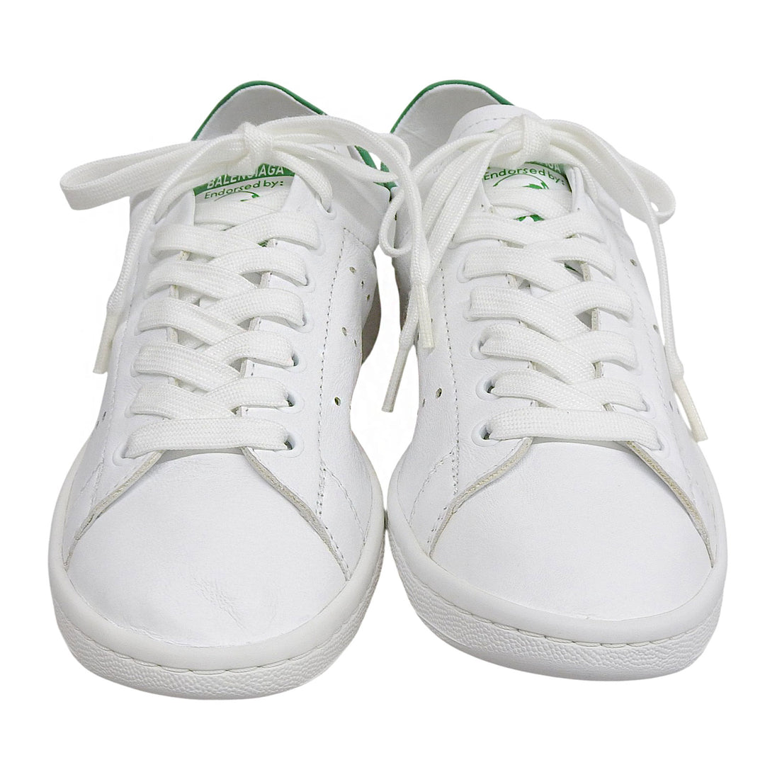 Pristine BALENCIAGA×adidas Low cut sneakers Stan Smith leather Women 24.5 721836