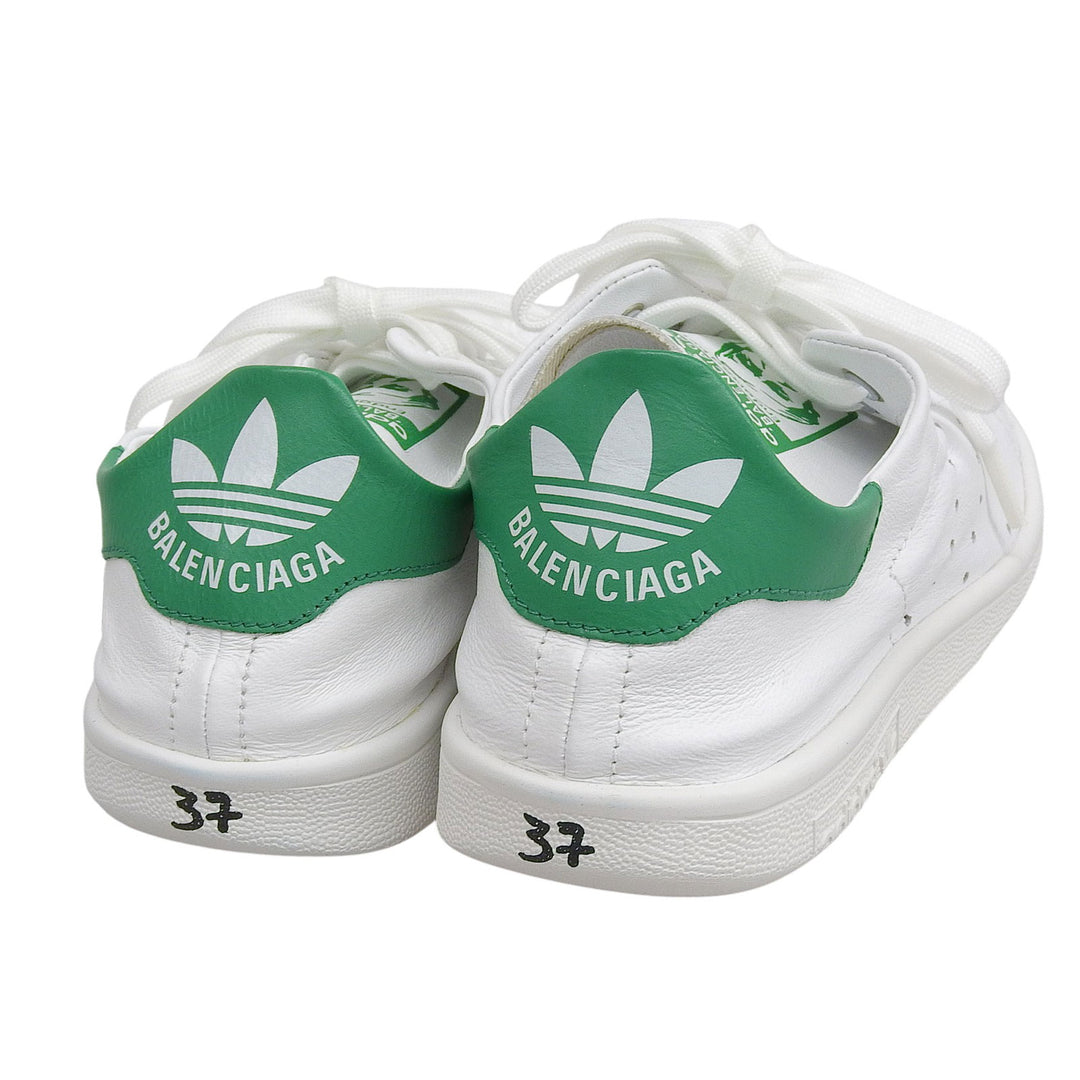 Pristine BALENCIAGA×adidas Low cut sneakers Stan Smith leather Women 24.5 721836