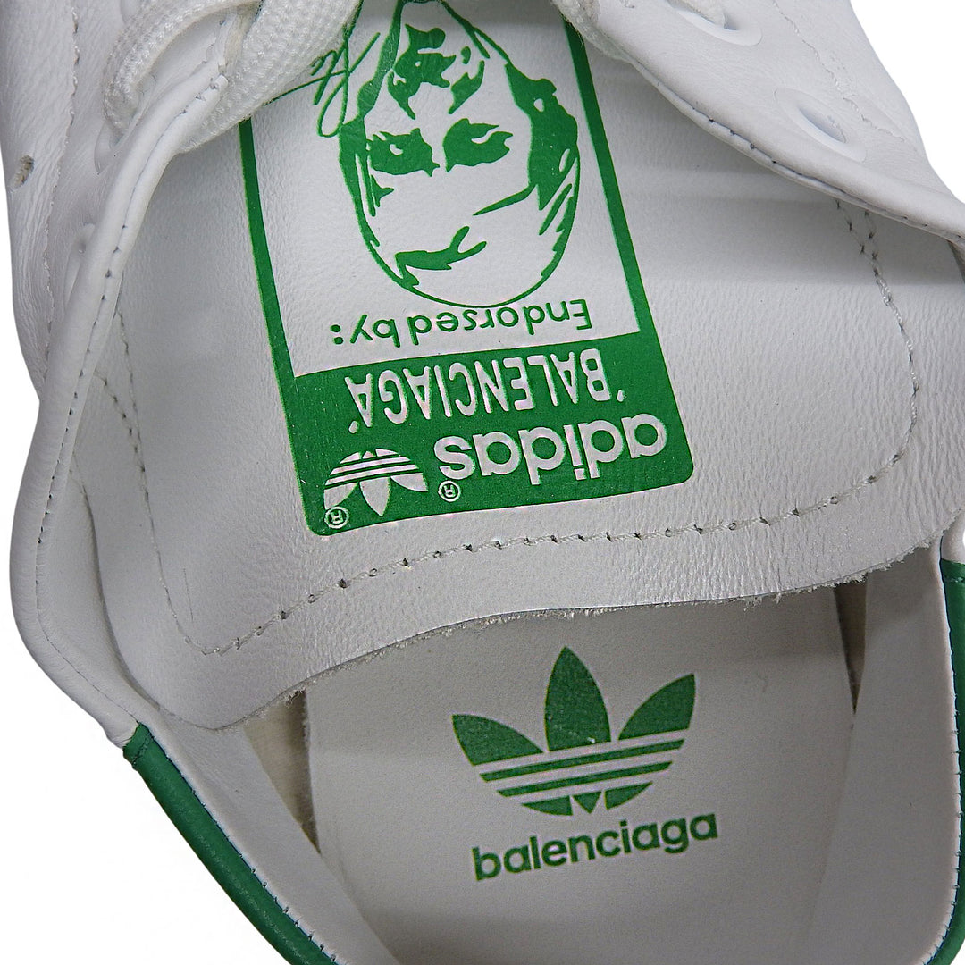 Pristine BALENCIAGA×adidas Low cut sneakers Stan Smith leather Women 24.5 721836