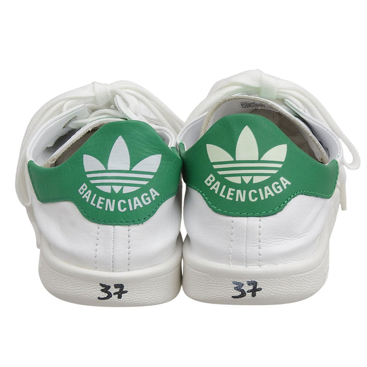 Pristine BALENCIAGA×adidas Low cut sneakers Stan Smith leather Women 24.5 721836