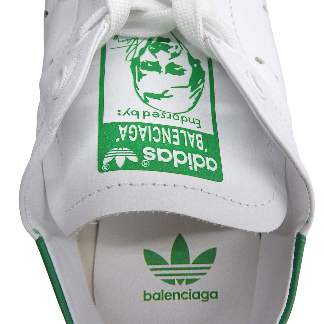 Pristine BALENCIAGA×adidas Low cut sneakers Stan Smith leather Women 24.5 721836