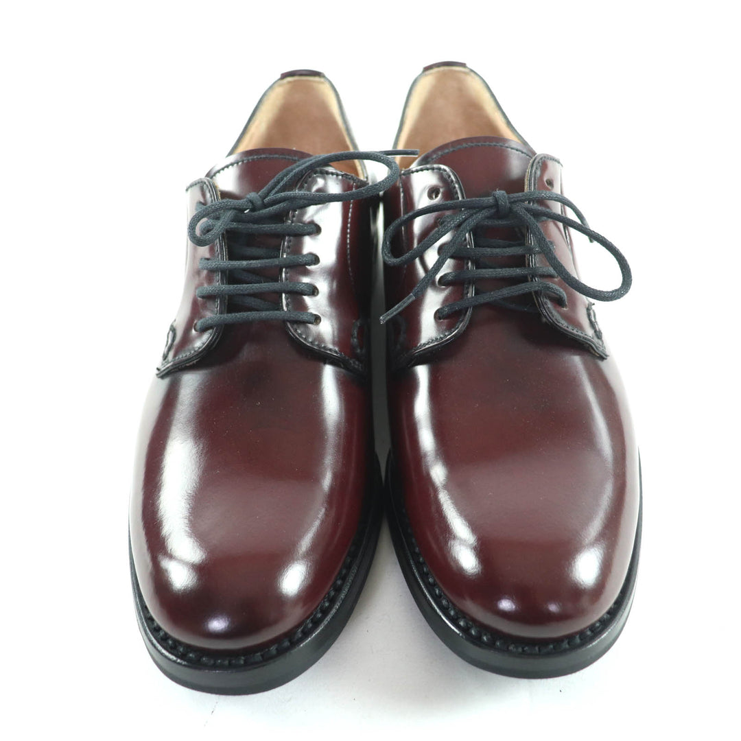 Excellent CHURCH'S Leather shoes Shannon Burgundy Polished binder calf Women 35