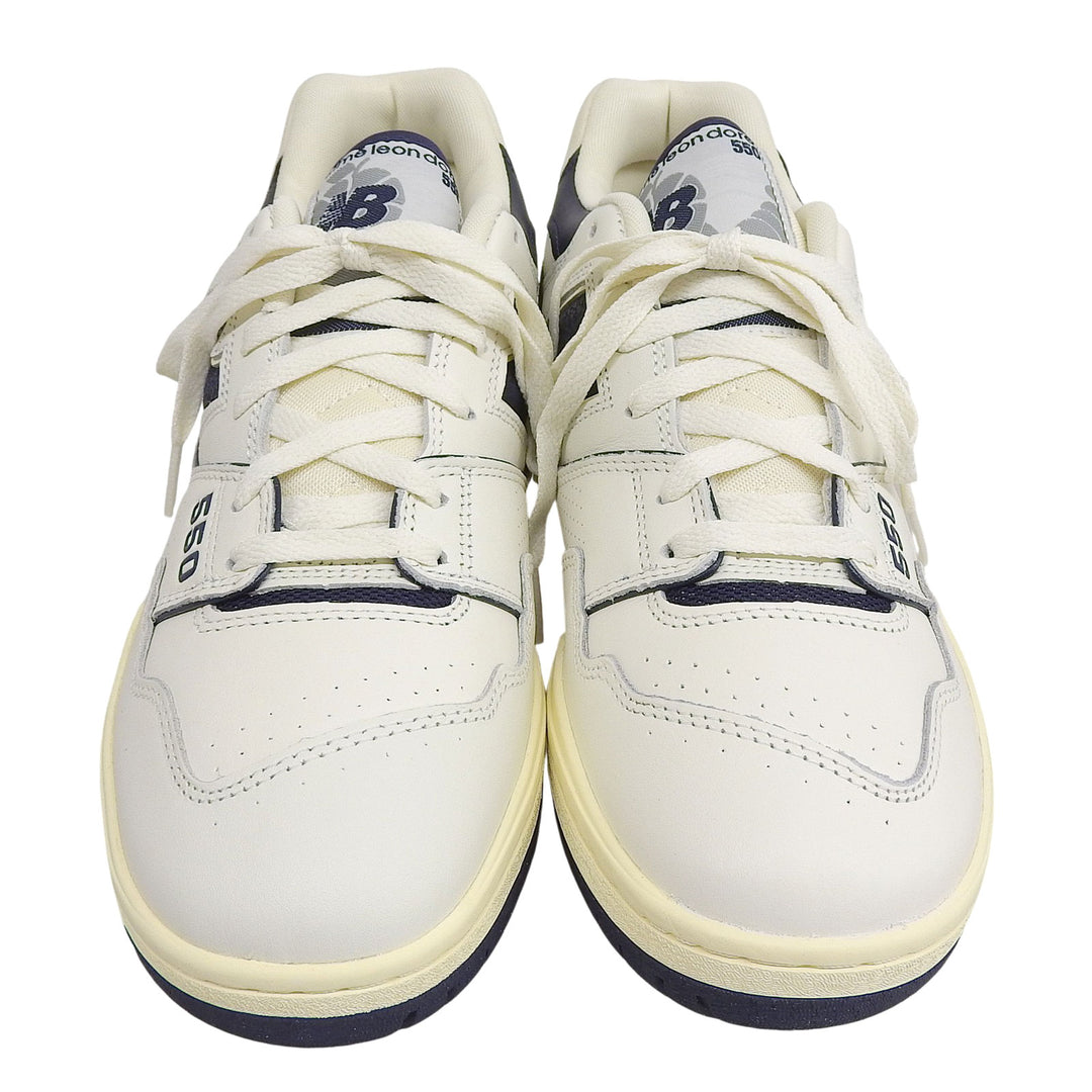 Pristine NEW BALANCE sneakers AIME LEON DORE white leather mens 28.5 BB550ALF
