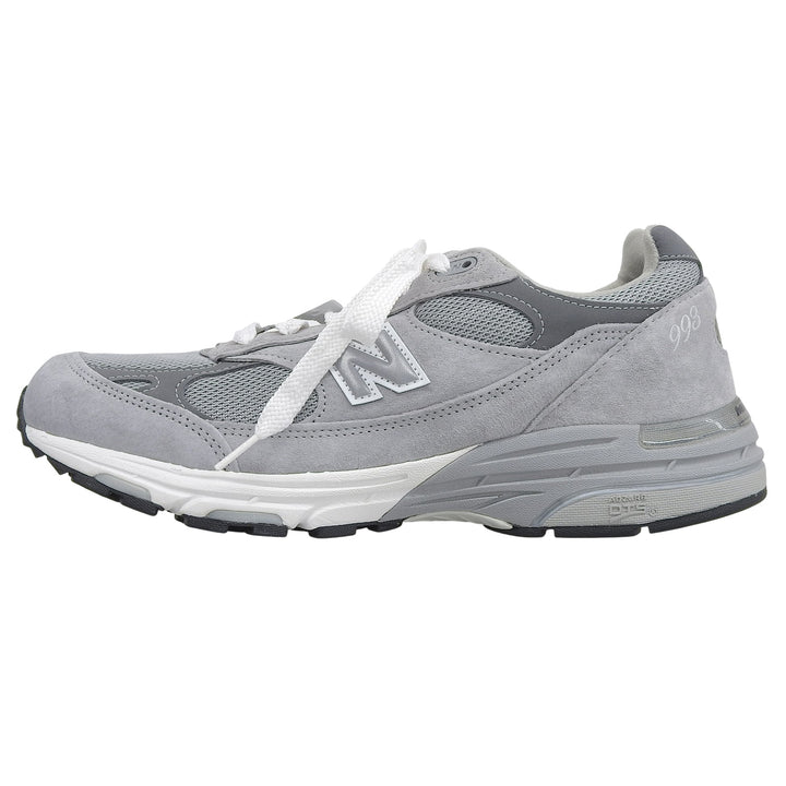 Pristine NEW BALANCE sneakers with logo patch gray Synthetic fiber mens 28.5