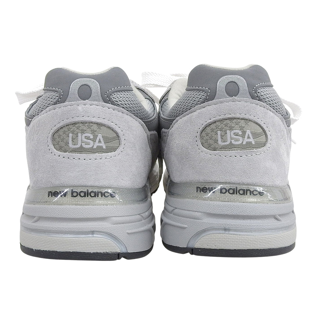 Pristine NEW BALANCE sneakers with logo patch gray Synthetic fiber mens 28.5