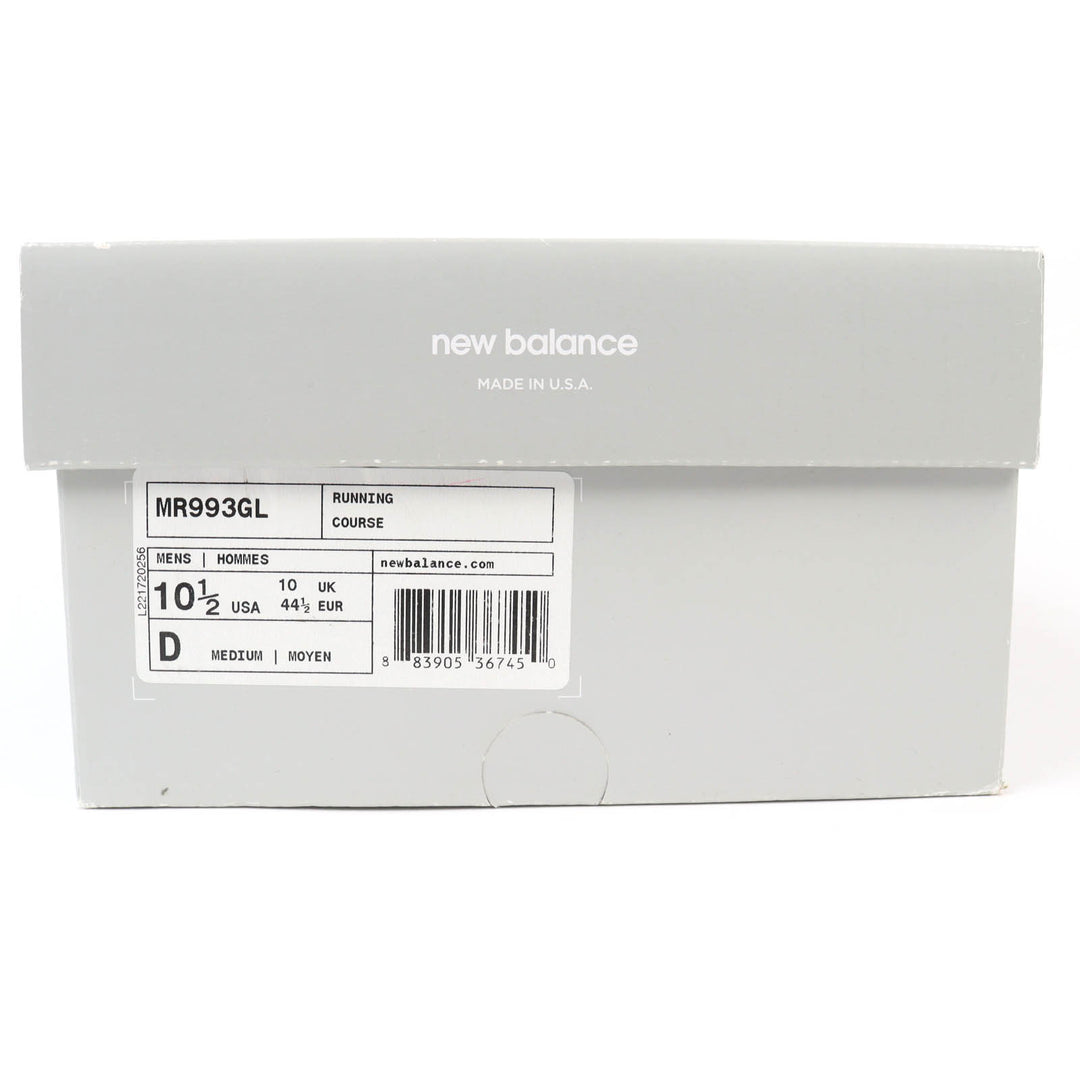 Pristine NEW BALANCE sneakers with logo patch gray Synthetic fiber mens 28.5