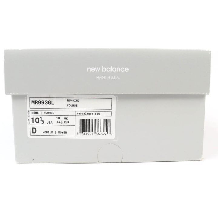 Pristine NEW BALANCE sneakers with logo patch gray Synthetic fiber mens 28.5