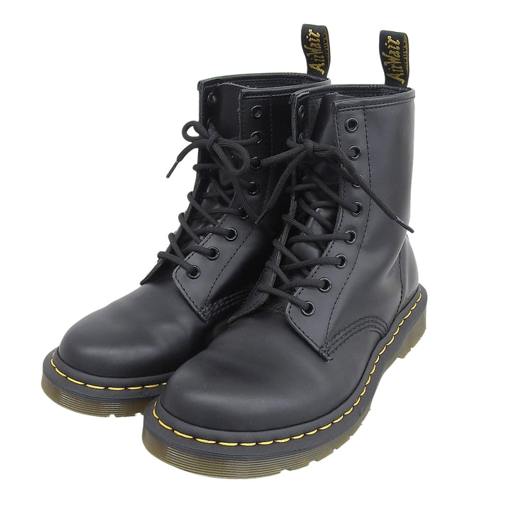 Excellent Dr.Martens short boots 1460 8 Hole Boots Lace up black leather Women