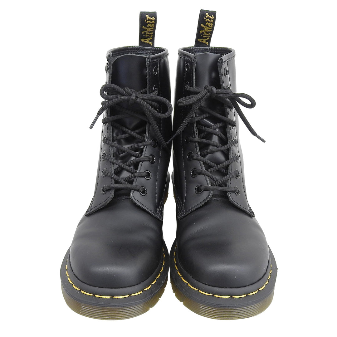Excellent Dr.Martens short boots 1460 8 Hole Boots Lace up black leather Women