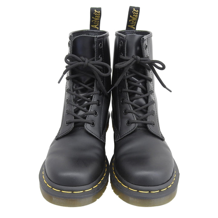 Excellent Dr.Martens short boots 1460 8 Hole Boots Lace up black leather Women