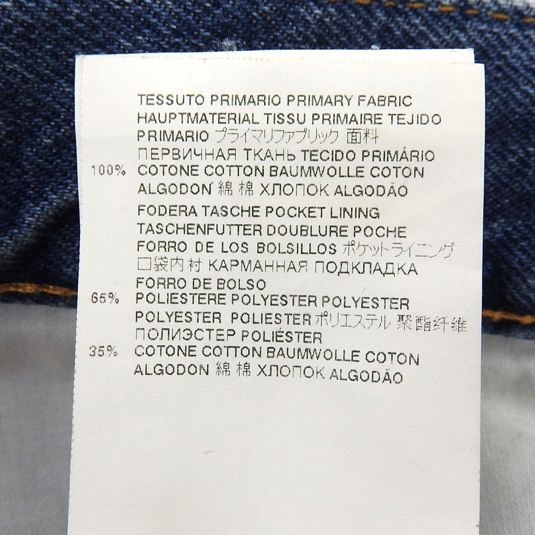 Excellent Maison Margiela 1 Denim pants Indigo cotton Women 36
