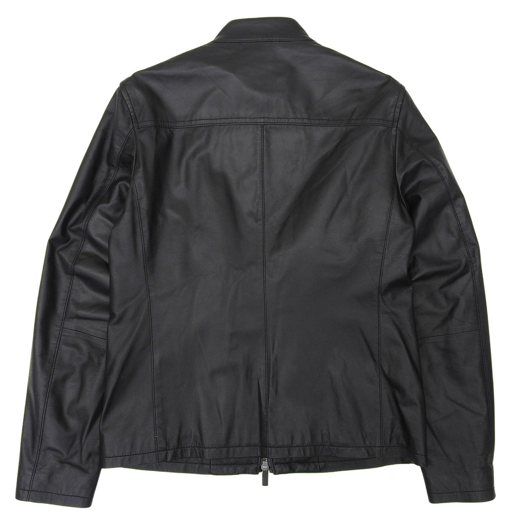 Pristine JOSEPH Leather jacket black Sheep leather mens 44 7052224