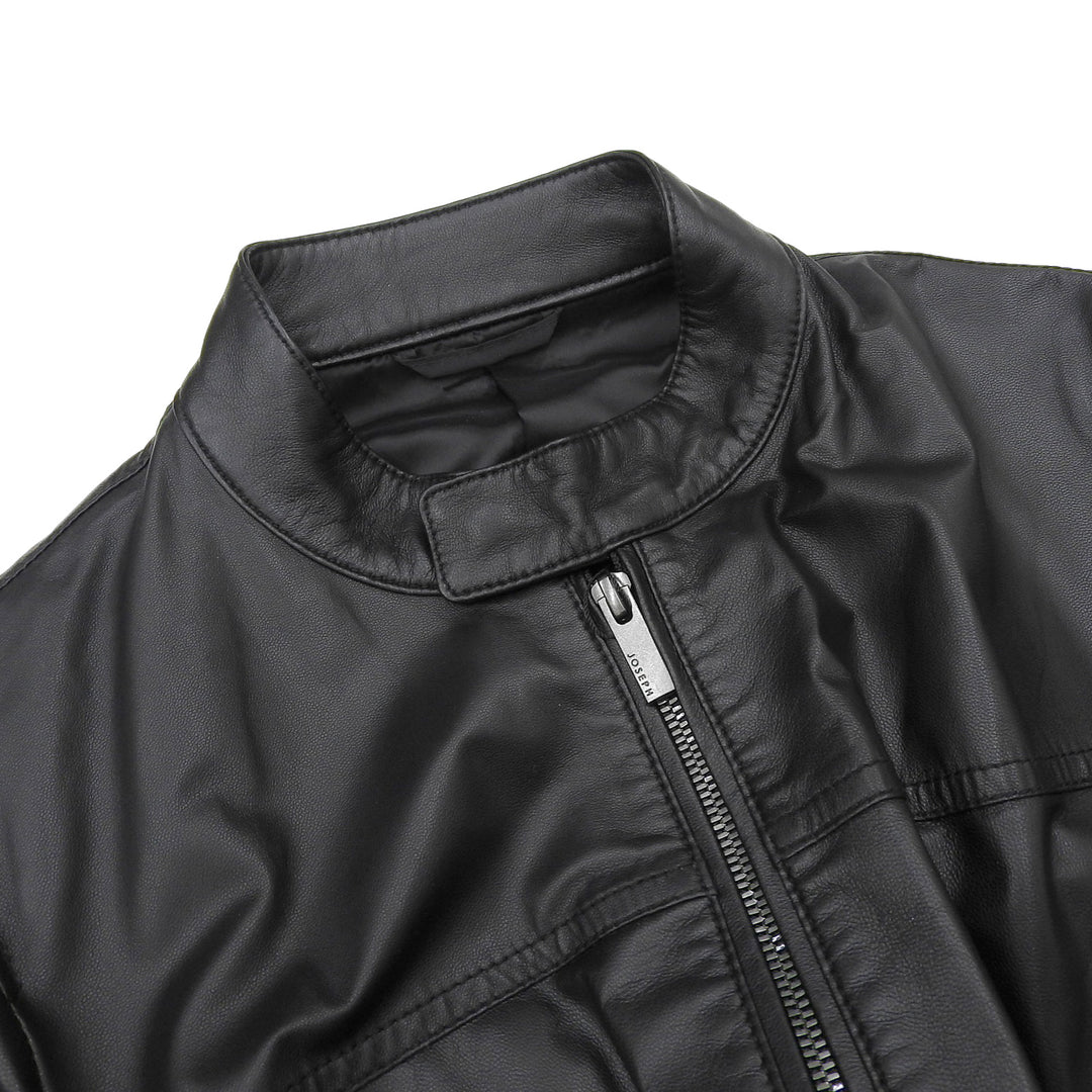 Pristine JOSEPH Leather jacket black Sheep leather mens 44 7052224