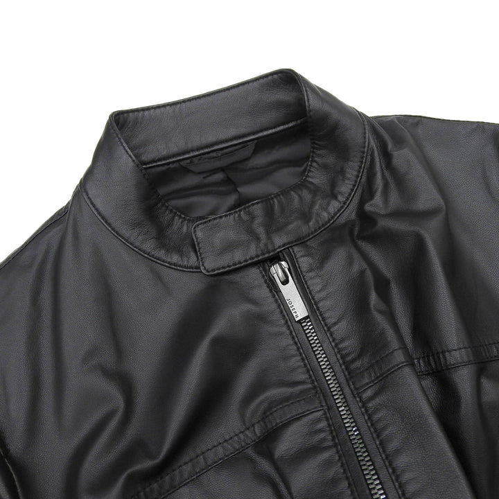Pristine JOSEPH Leather jacket black Sheep leather mens 44 7052224