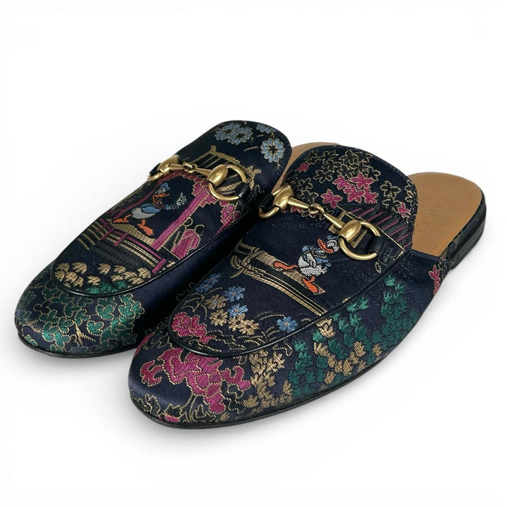 Great GUCCI×Disney Sandals Donald Duck Princetown Horsebit multicolor 7 457114