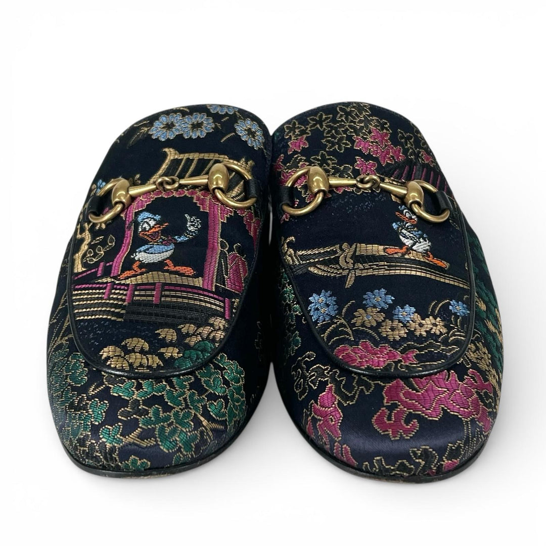 Great GUCCI×Disney Sandals Donald Duck Princetown Horsebit multicolor 7 457114