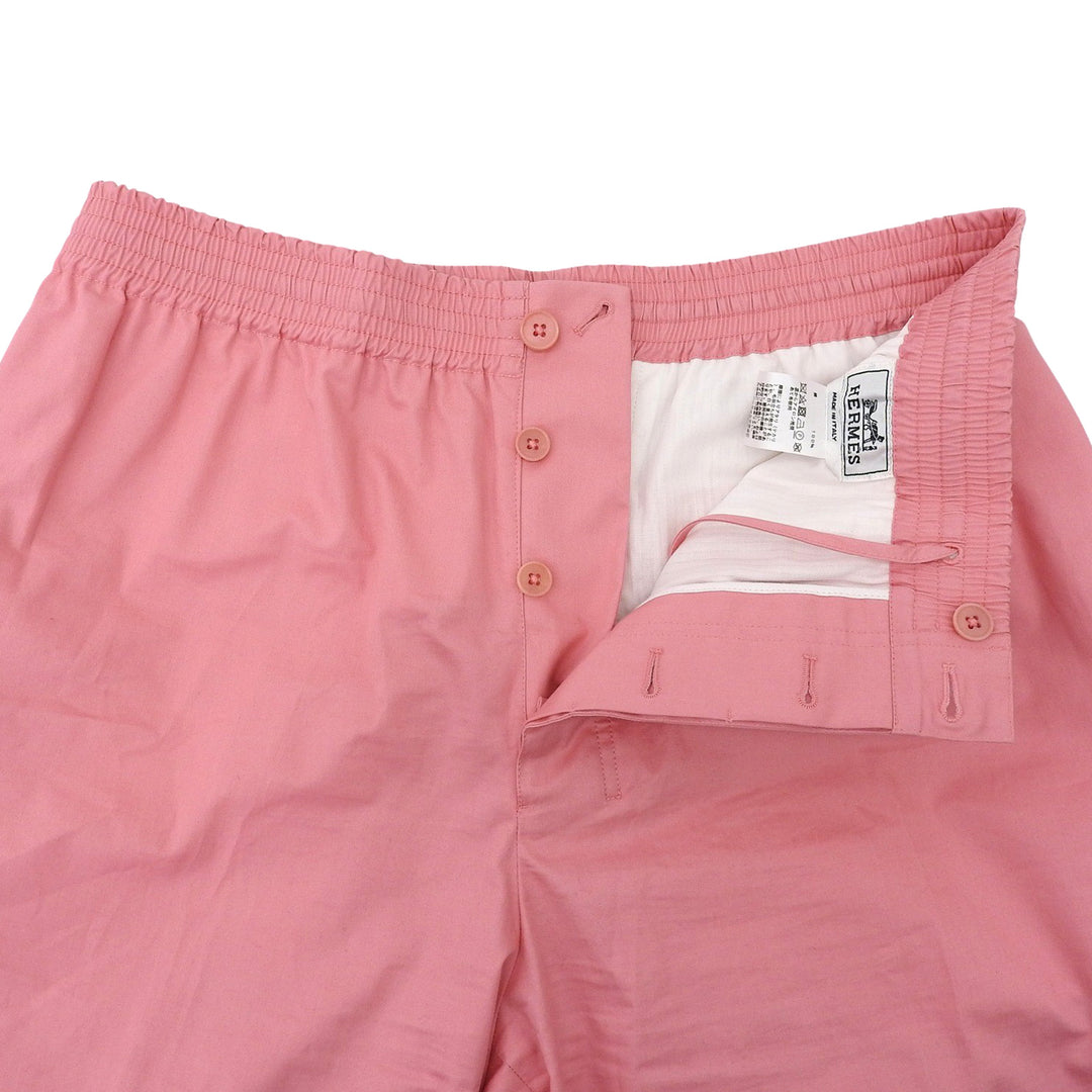 Excellent HERMES Shorts pink cotton mens 44