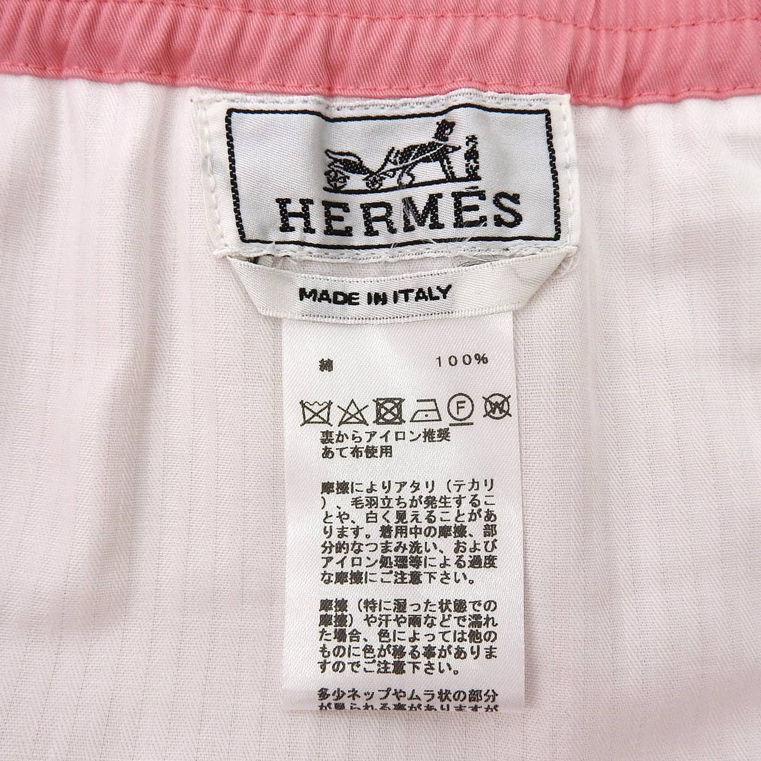 Excellent HERMES Shorts pink cotton mens 44