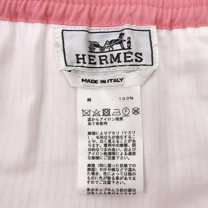Excellent HERMES Shorts pink cotton mens 44