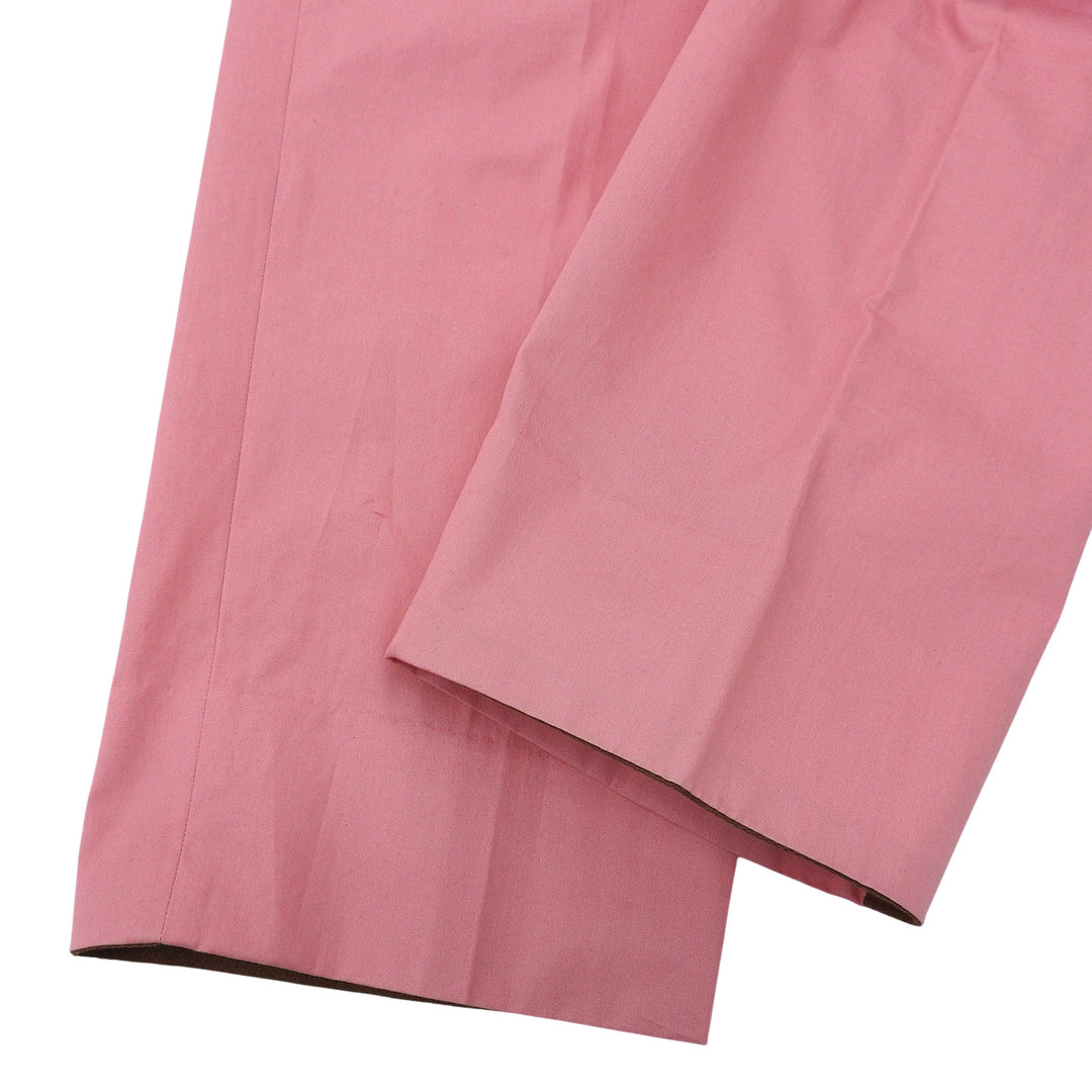 Excellent HERMES Pants pink cotton mens 48