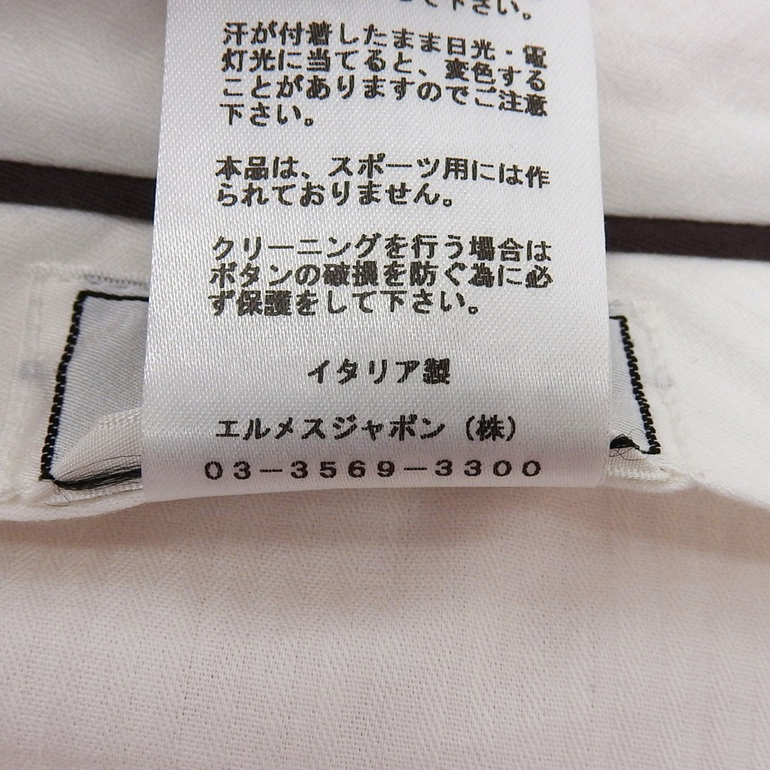 Excellent HERMES Pants pink cotton mens 48