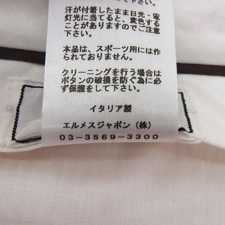Excellent HERMES Pants pink cotton mens 48