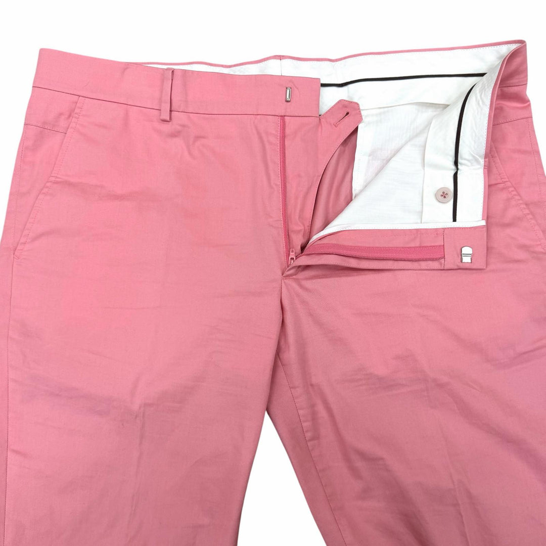 Excellent HERMES Pants pink cotton mens 48