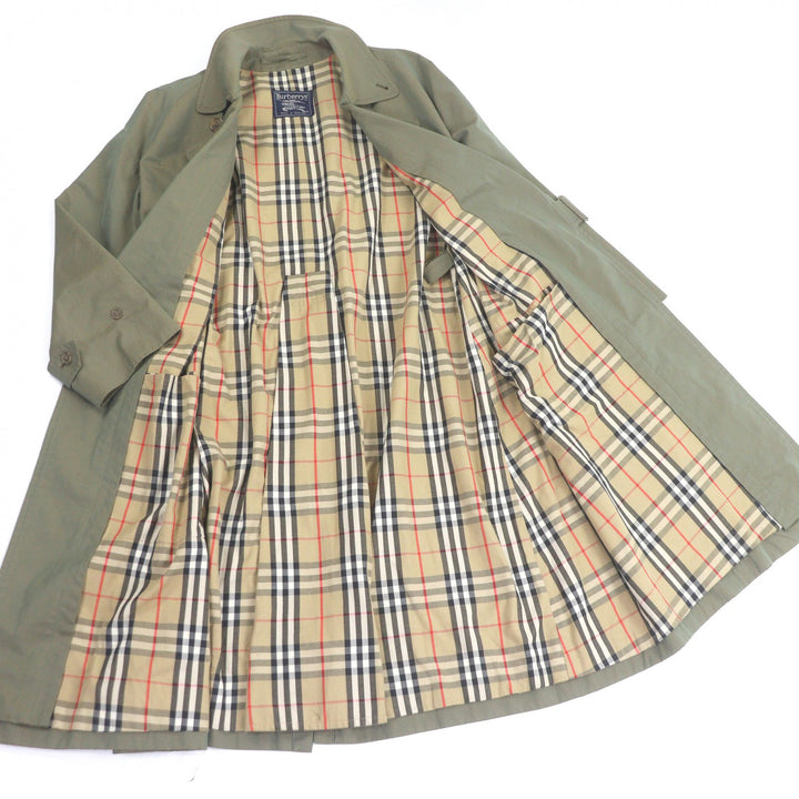 非常好的 Burberry 1984 年款 Nova 格纹单袖系带风衣